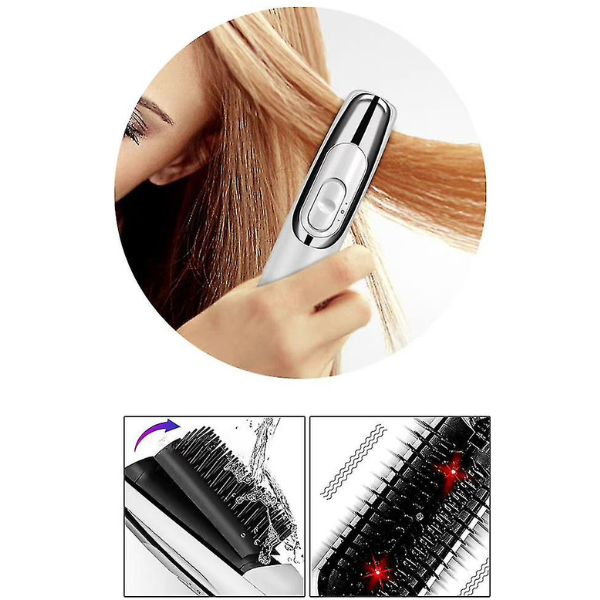 Cepillo Anticaída con luz infrarroja y vibración