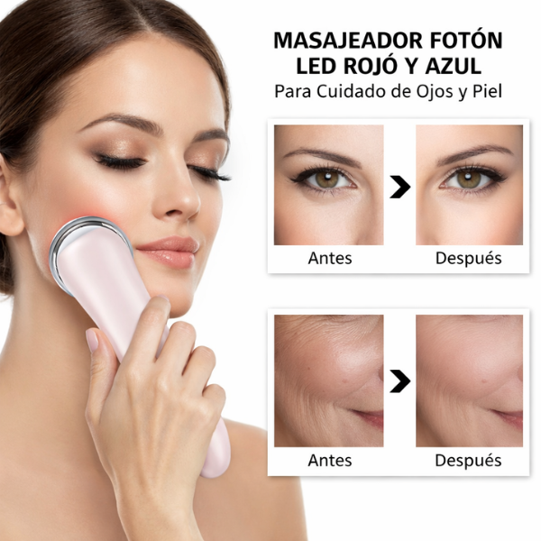 Masajeador facial Ledterapia